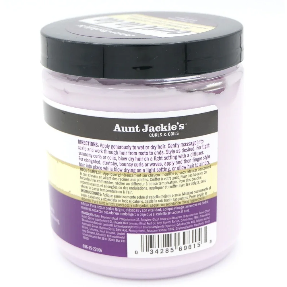 Aunt Jackie's Curl La La Defining Curl Custard w/ Shea Butter 15 oz BB 12/28